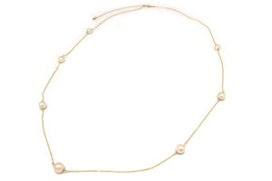 パールのブレスレットをネックレスにリフォーム