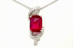 母の形見の色石リングをネックレスにリフォーム